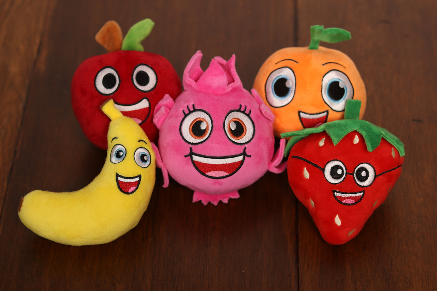 Official ENGLISH TREE Fruit Plush Toy Collection Set for Kids