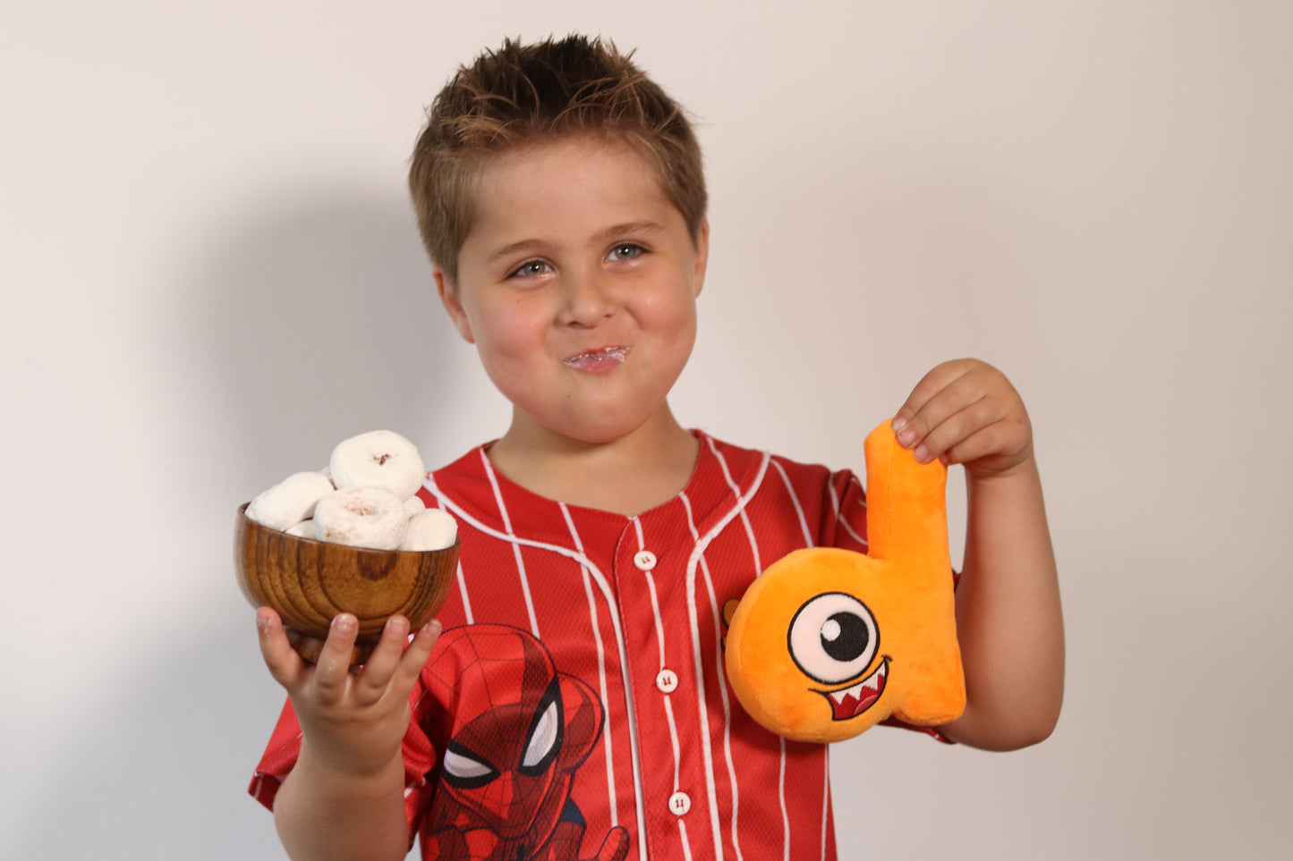 ENGLISH TREE Official e-f-g-h Alphabet Plush Toys