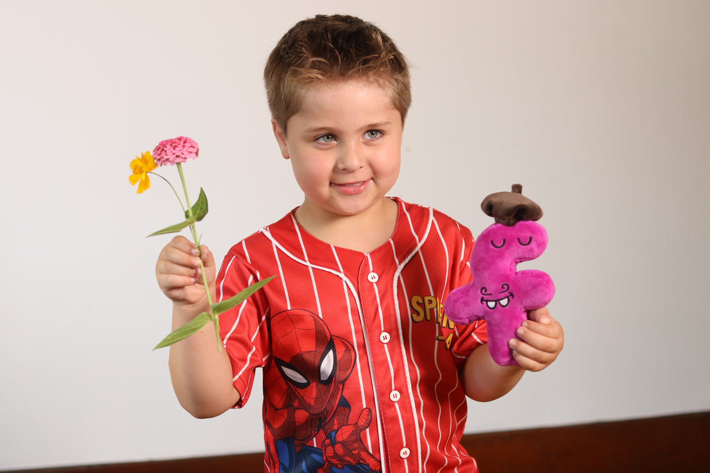 ENGLISH TREE Official e-f-g-h Alphabet Plush Toys